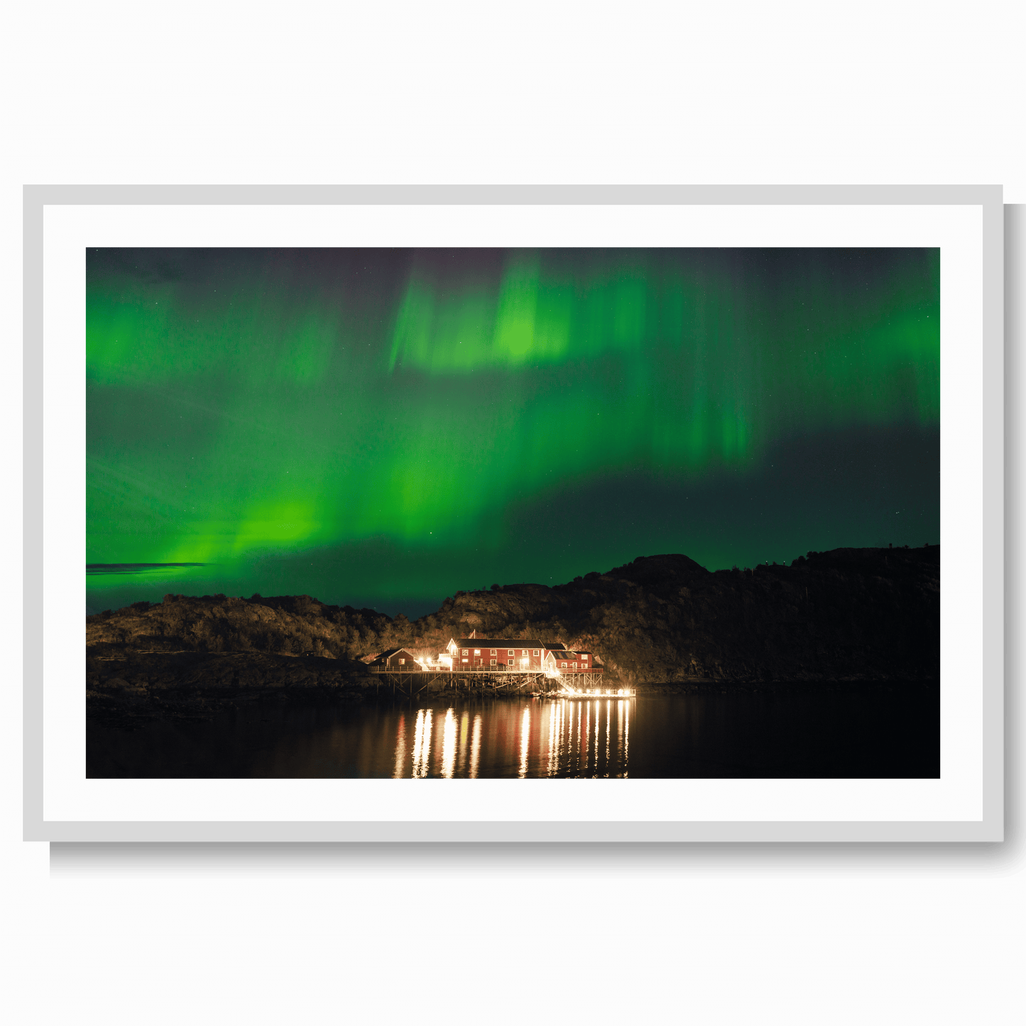 Surrounded by aurora