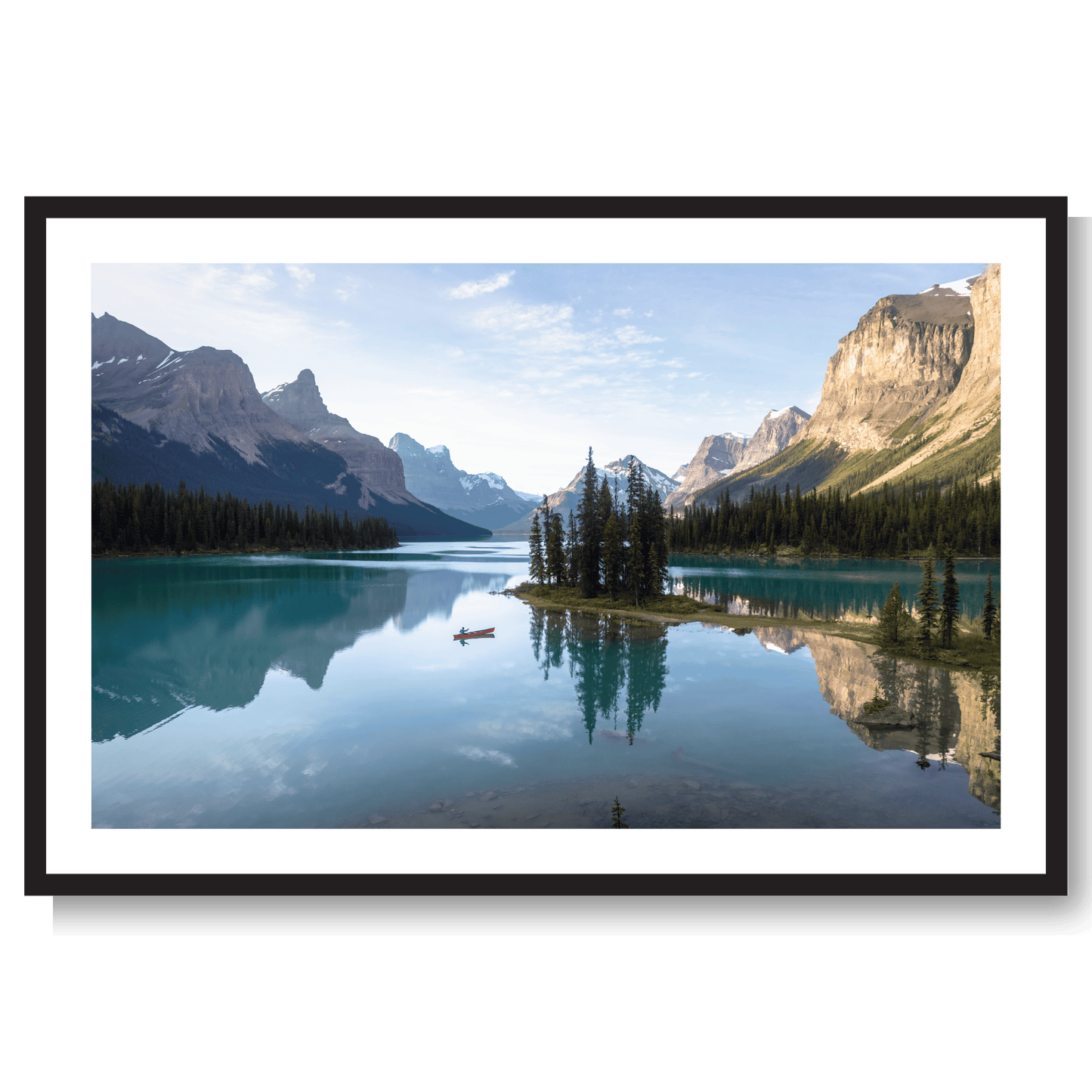 Spirit Island on Maligne Lake