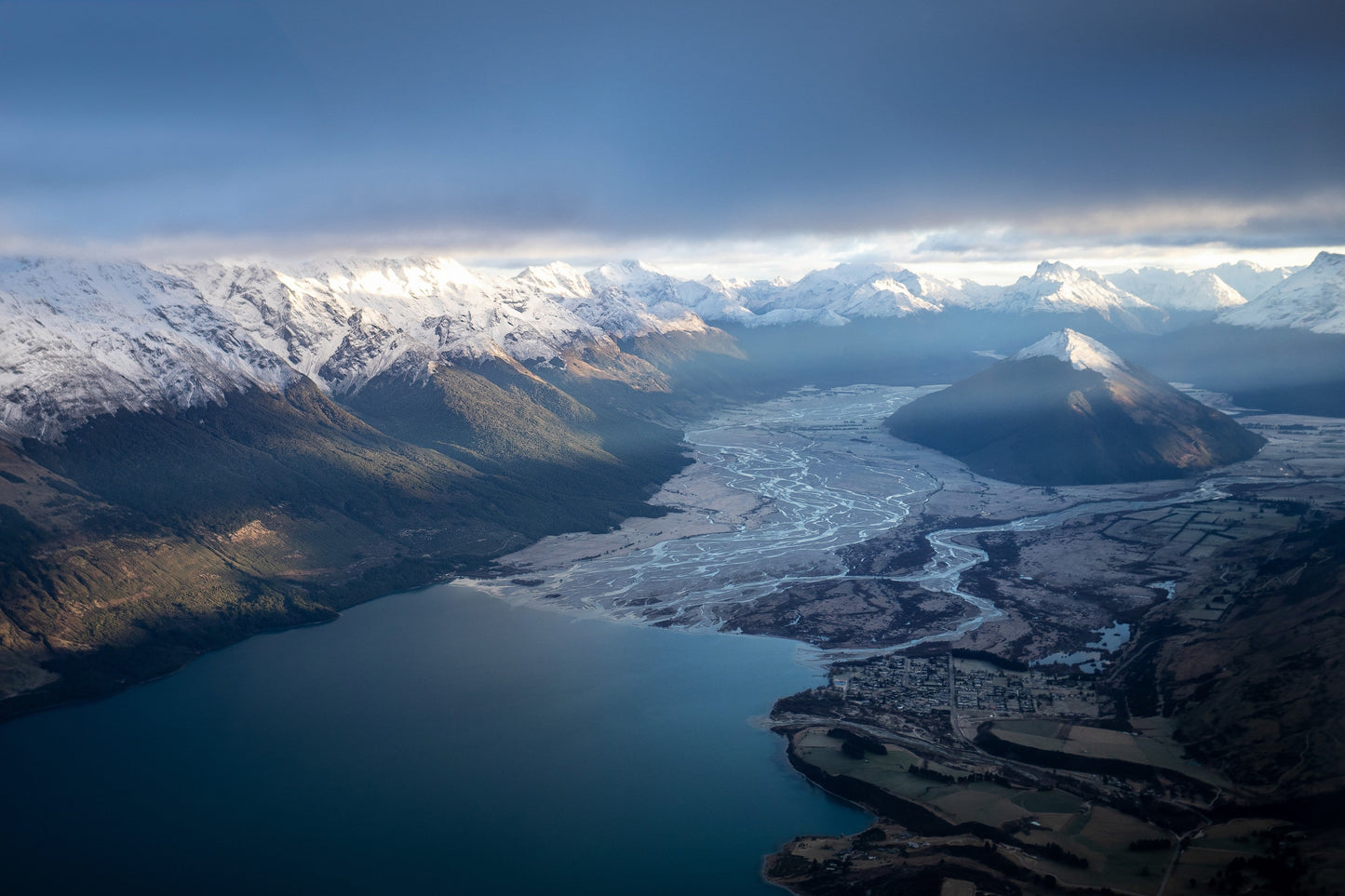 Scenic southern Alps
