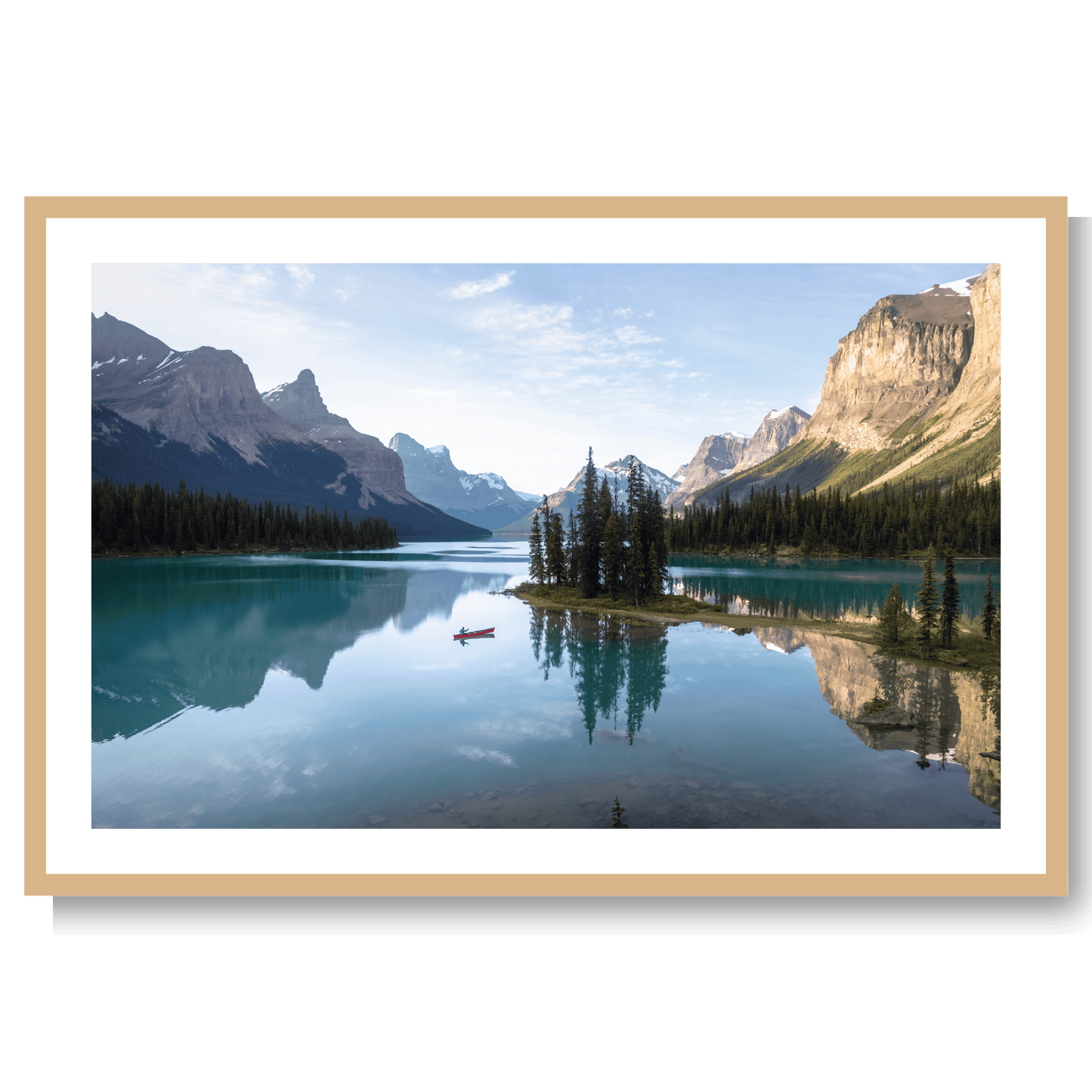 Spirit Island on Maligne Lake