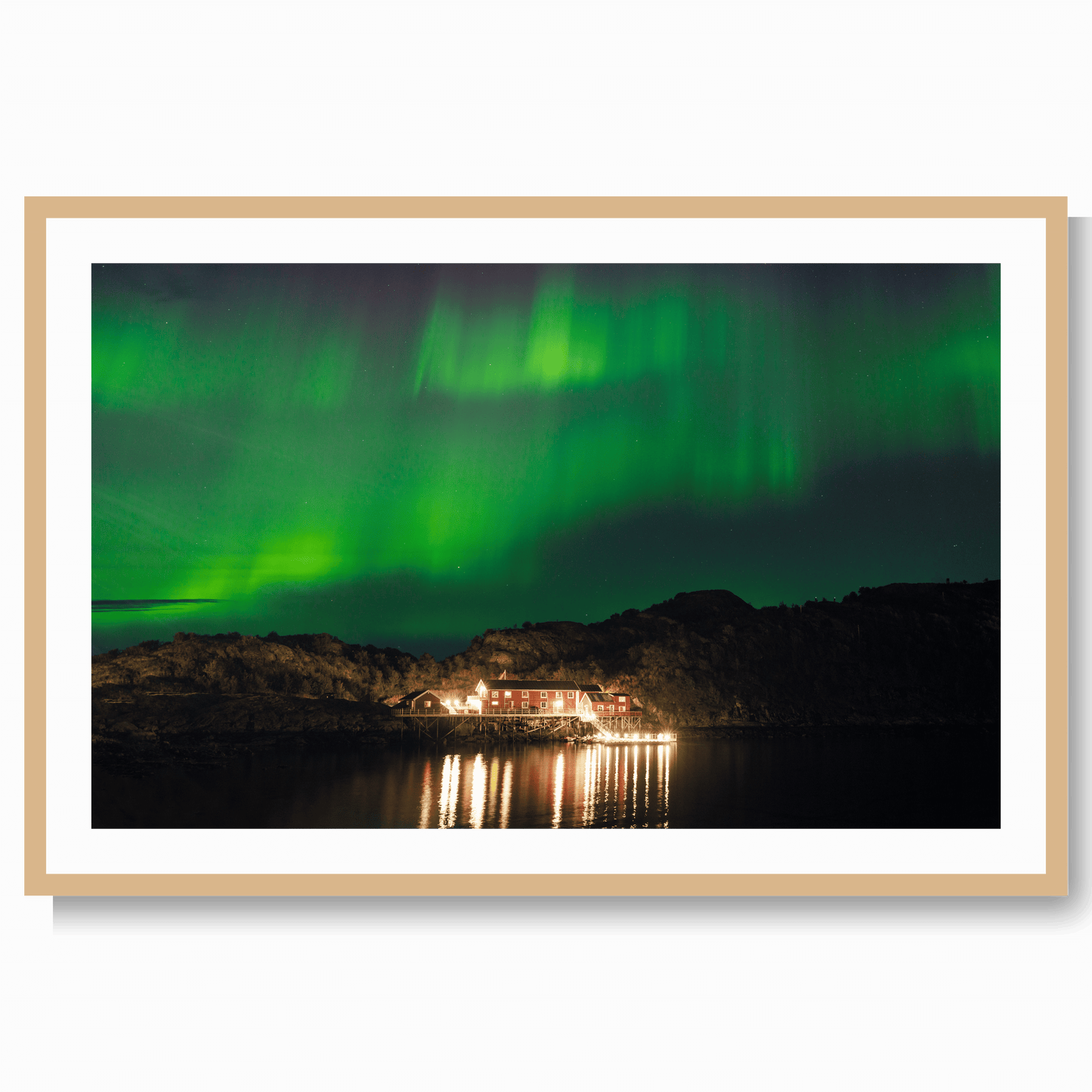 Surrounded by aurora