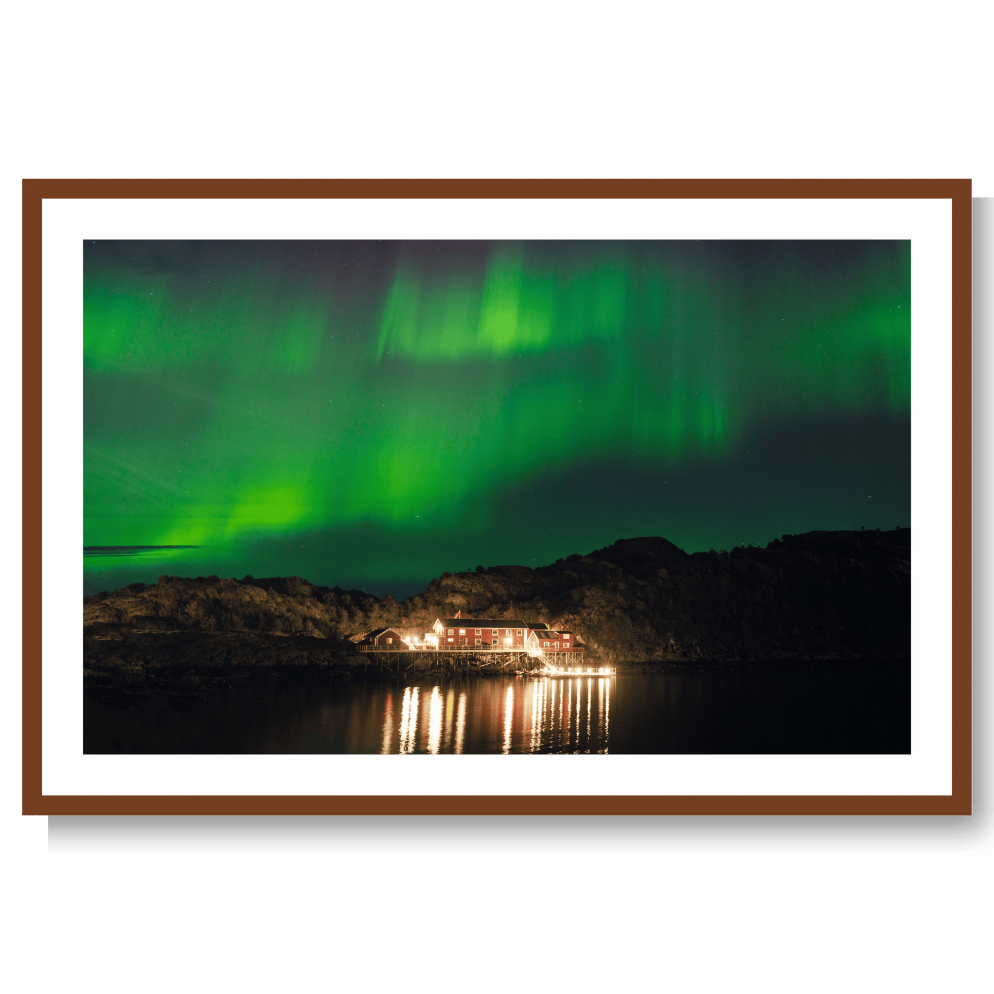 Surrounded by aurora