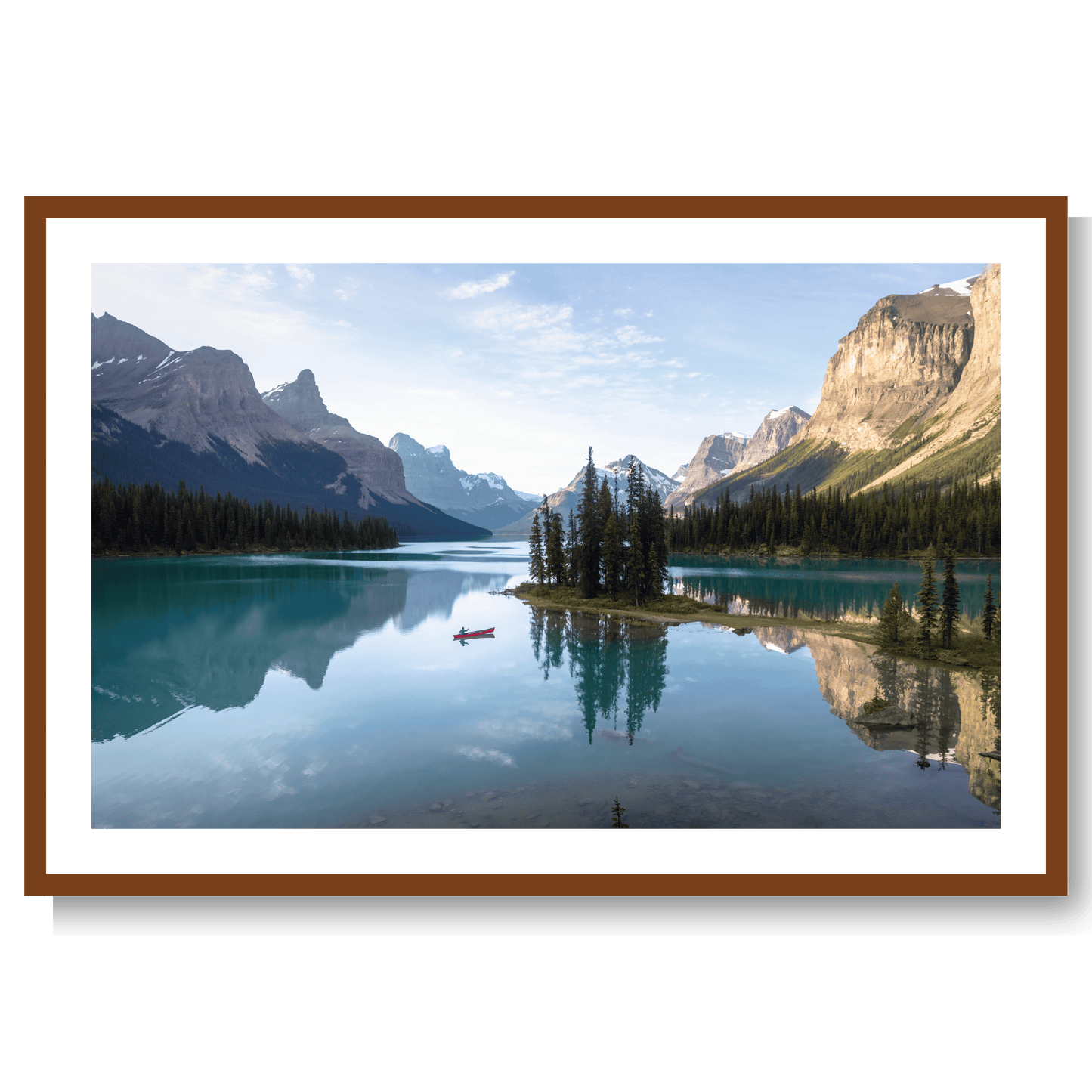 Spirit Island on Maligne Lake